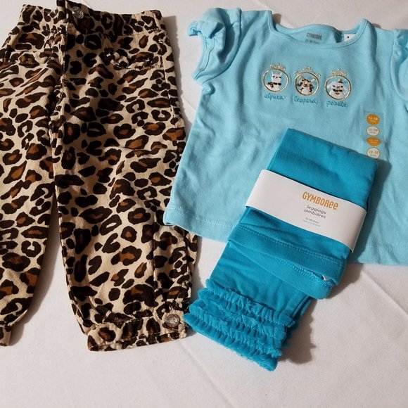 Gymboree Glamorous Friends 12-18 Month NWT Pants, Leggings & shirt. - Picture 1 of 4
